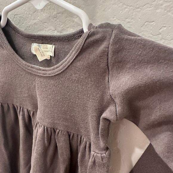 Peek Little Peanut Grey Long Sleeve Dress - Picture 2 of 6